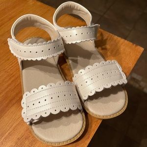 Livie and Luca white sandals size 3
